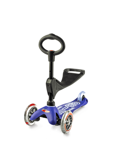 Mini Micro 3 in 1 deluxe plavi trotinet