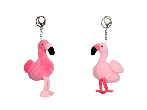 Plišani privezak flamingo 11cm