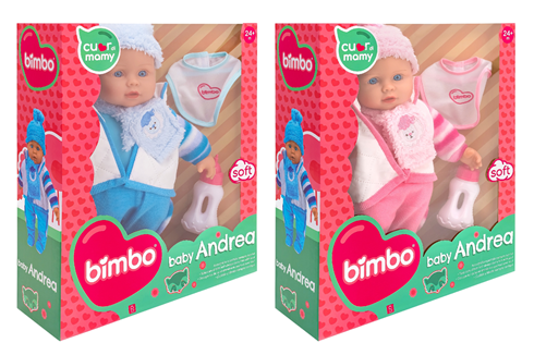 Bimbo Lutka beba u zimskoj garderobi