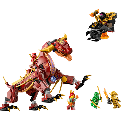 Lego Ninjago 71793 Lava zmaj transformers