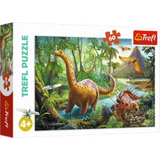 Trefl Puzzle 60 Dinosaursi