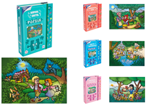 Family Games Puzzle bajke 4x48pcs