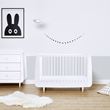 Snuz Kot Skandi 3u1 krevetac za bebe beli sa komodom za presvlačenje